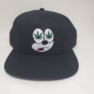 🆕 NEW DOPE Couture Felix the Cat Snapback Hat Black / Black